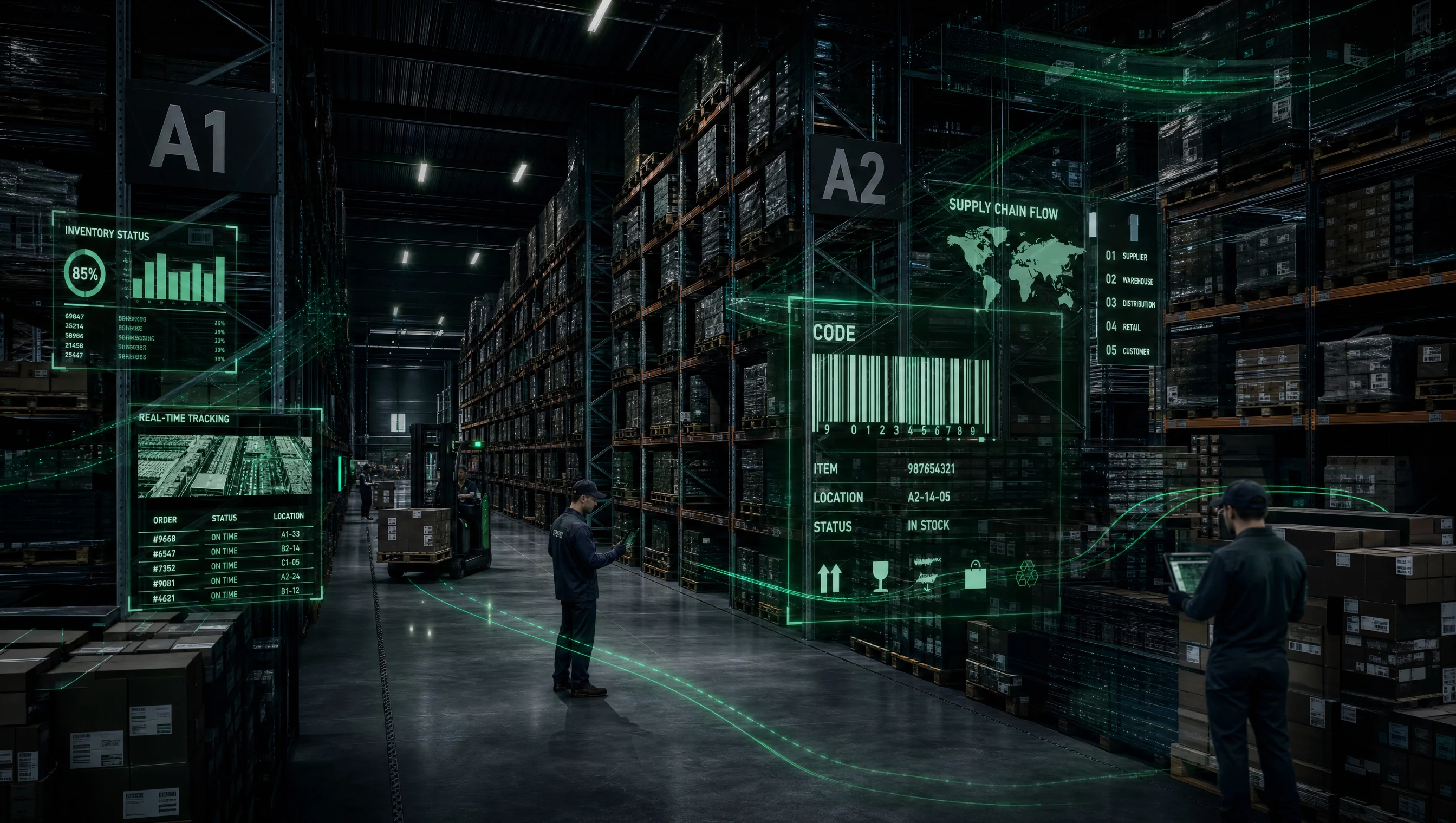 Logística de distribución y control de inventario automatizado en Venezuela